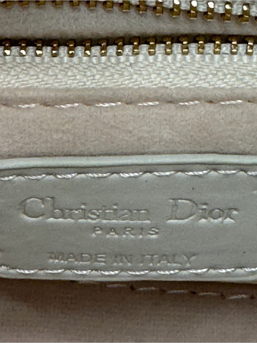 Christian Dior Mini Lady Dior Cannage Beige Bag D15-BO-0160 Made Italy - Picture 5 of 9